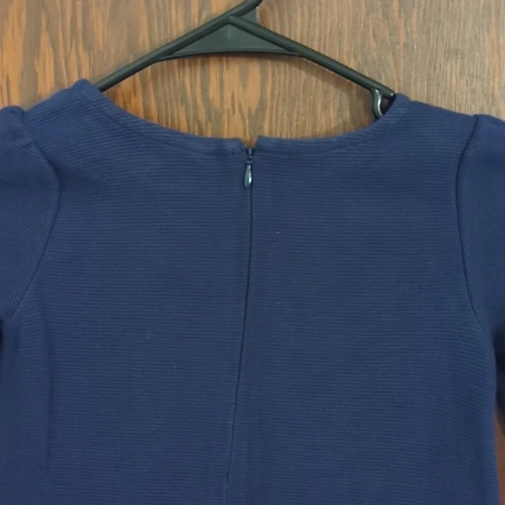 Gymboree Blue with Sequin Gold Unicorn Dress Size 6